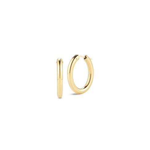 Roberto coin sale gold hoop earrings